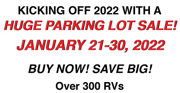 RV Parking Lot Sale